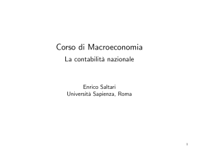 Corso di Macroeconomia