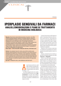 iperplasie gengivali da farmaci