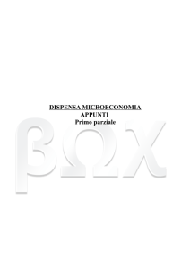 Microeconomia - Dispensa I parziale 2013 completa