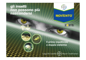 Movento, il primo insetticida a doppia sistemia"