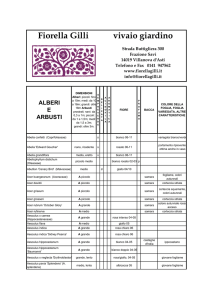 Scarica il catalogo `Alberi ed arbusti` in formato PDF