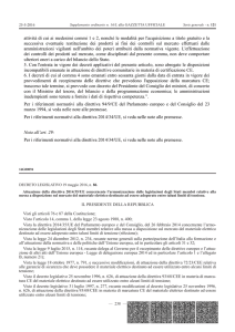 Decreto Legislativo 19 maggio 2016 n.86