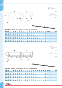 BPD 152 Bandella alla padovana per PVC