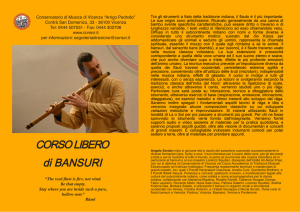 Bansuri_Sorato Angelo - Conservatorio di Vicenza