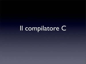 Il compilatore C