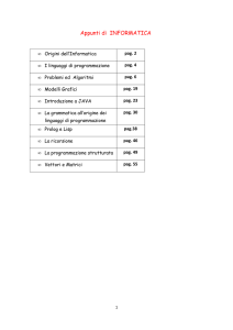 Appunti di INFORMATICA