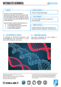 instabilità genomica