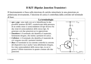 Il BJT (Bipolar Junction Transistor)
