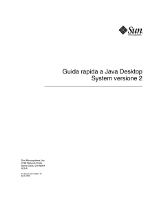 Guida rapida a Java Desktop System versione 2