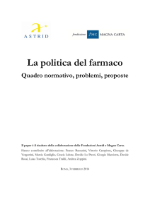 La politica del farmaco