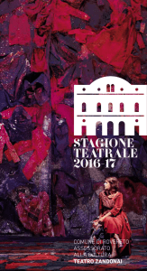 Libretto stagione teatrale Rovereto 2016-2017