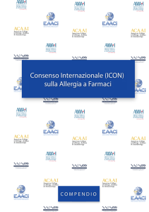 Consenso Internazionale (ICON) sulla Allergia a Farmaci