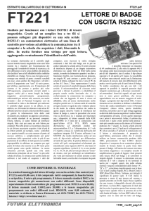FT221.qxd (Page 1) - Futura Elettronica