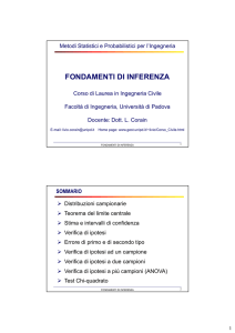 Fondamenti inferenza - DTG Home page