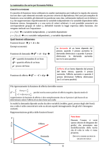 La matematica che serve per EP