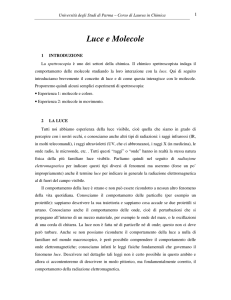 Luce e Molecole - Università degli Studi di Parma