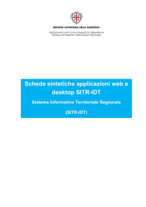 Schede tecniche delle applicazioni