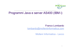 IBM Toolbox for Java - Molteni Informatica