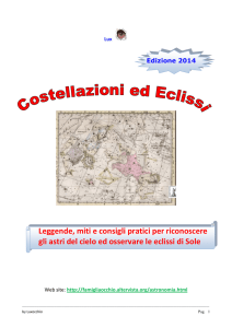 Scarica il volume completo di 170 pagine "Costellazioni ed Eclissi"