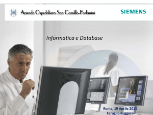 Informatica e Database - San Camillo