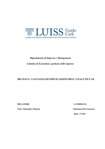 Dipartimento di Impresa e Management Cattedra di Economia e