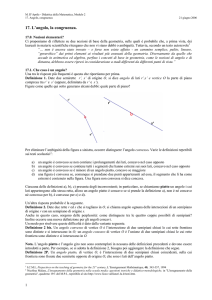 17. L`angolo, la congruenza. - La fisica di Roberto Occa e dei suoi