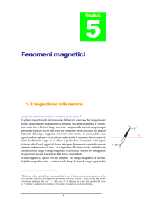 Il magnetismo nella materia