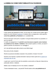 Pubblicità su facebook