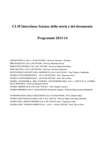 Scienze della storia e del documento