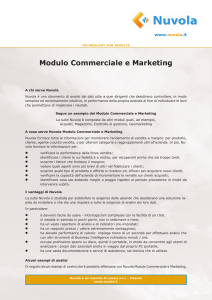 Modulo Commerciale e Marketing