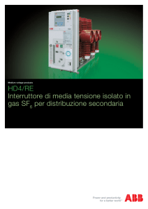 HD4/RE Interruttore di media tensione isolato in gas SF per