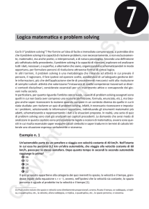Logica matematica e problem solving