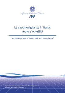La vaccinovigilanza in Italia: ruolo e obiettivi