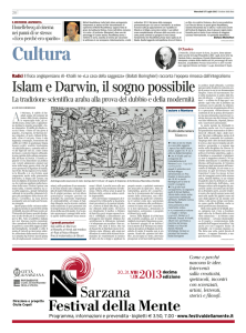Islam e Darwin, il sogno possibile