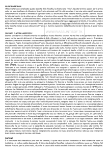 FILOSOFIA MORALE I filosofi che hanno analizzato questo aspetto