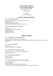 “Istituto Dante Alighieri” Liceo Scientifico Paritario Scienze 2^ Liceo