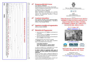 Brochure e Modulo Iscrizione Corso ECM - MODULO III