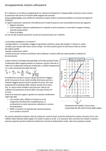 Accoppiamento motore-utilizzatore