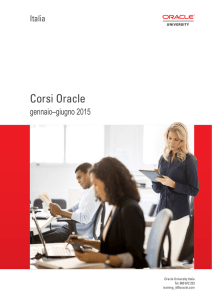 Corsi Oracle