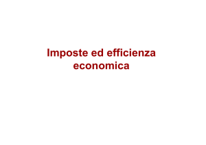 Imposte ed efficienza economica