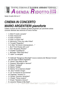 cinema in concerto/film music