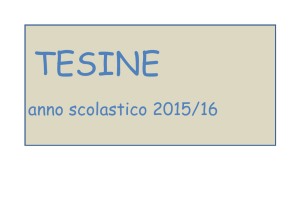 Anno Scolastico 2015-16