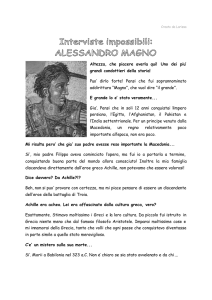 Intervista ad Alessandro Magno