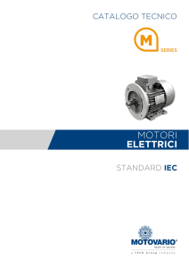 catalogo tecnico - m / iec / 2017 / rev.0