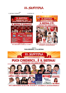 Sistina 2015 - 2016
