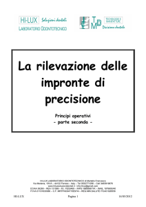 La rilevazione delle impronte di precisione - hi-lux