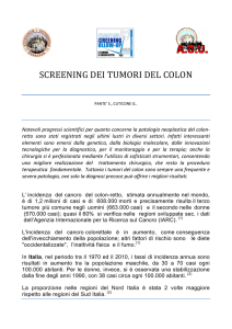 screening dei tumori del colon - OMCeO-ME