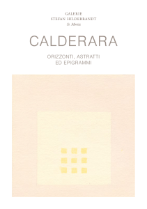 calderara - Galerie Stefan Hildebrandt