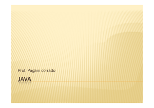 Introduzione Java