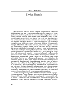 L`etica liberale - Fondazione Luigi Einaudi
